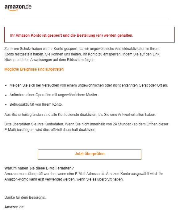 Amazon Phishing