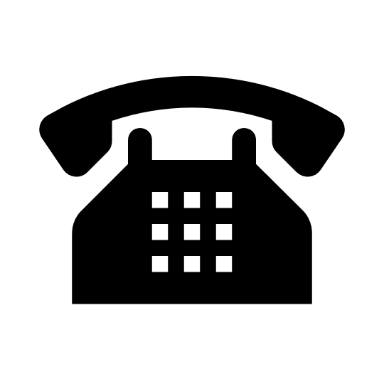 Symbol Telefon mit Tasten