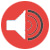Icon mit Lautsprecher