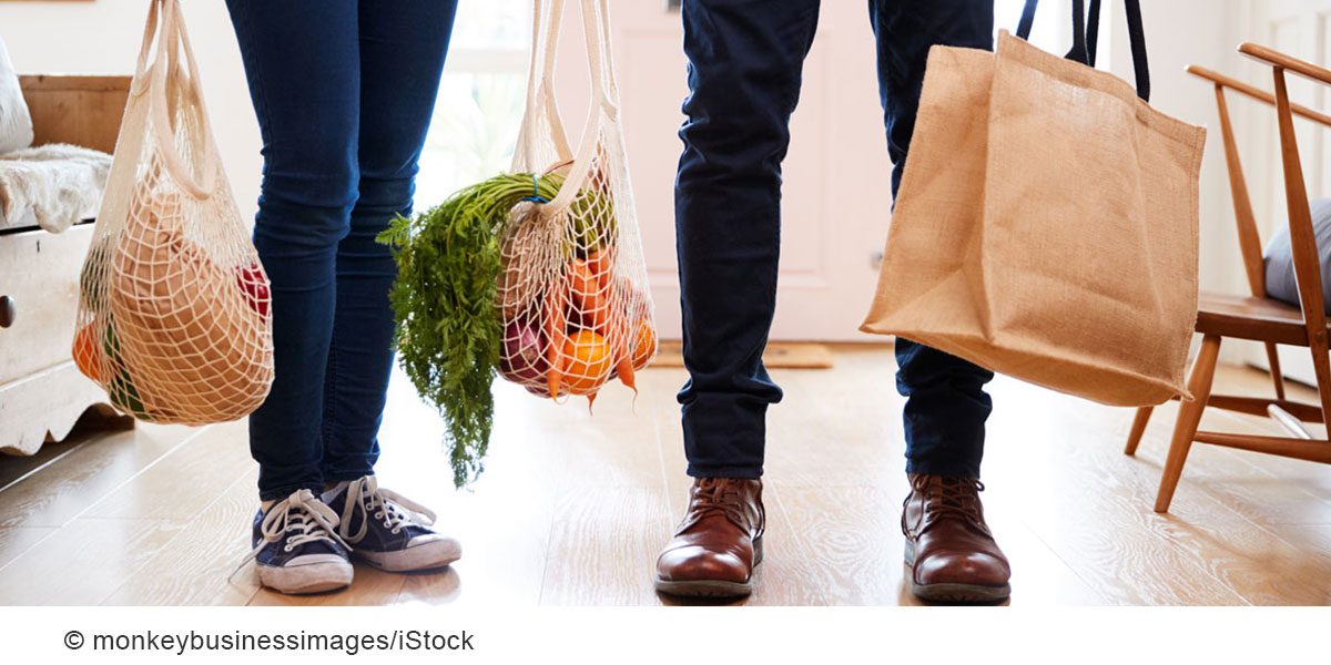 Plastik sparen Beim Einkauf, zu Hause und unterwegs
