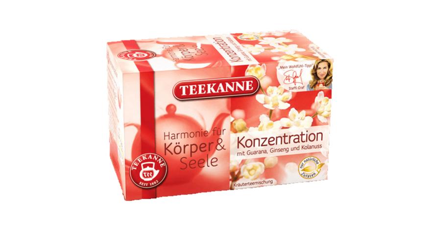 Teepackung Teekanne "Konzentration"