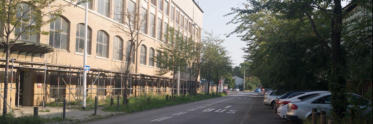 Straße im Mornewegviertel in Darmstadt