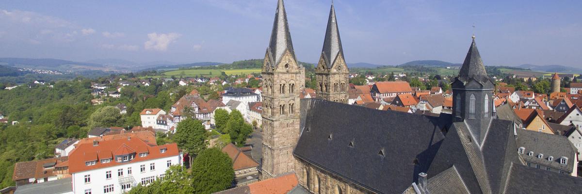 Luftaufnahme von Fritzlar/Hessen
