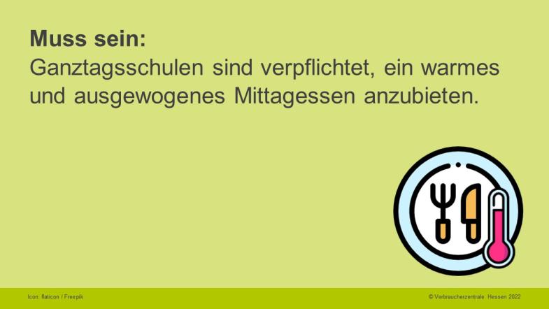 Muss sein: Ganztagsschulen sind verpflichtet, ein warmes und ausgewogenes Mittagessen anzubieten. 