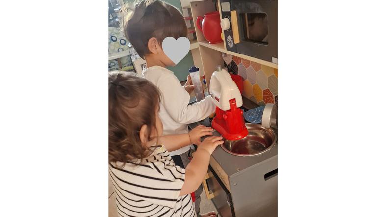 die Kinderküche der Kindertagespflege Bärenkörble